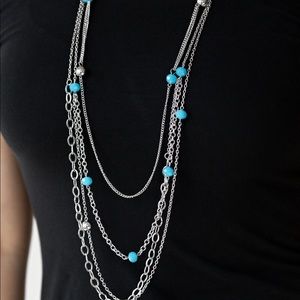 Blue necklace
